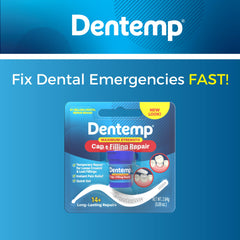 Using Dentemp to repair a loose cap or crown