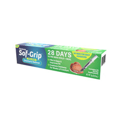 Denture prepared for Sof-Grip reliner application