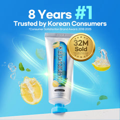 Lemon Mint 3-pack packaging for DENTI BUONGIORNO toothpaste