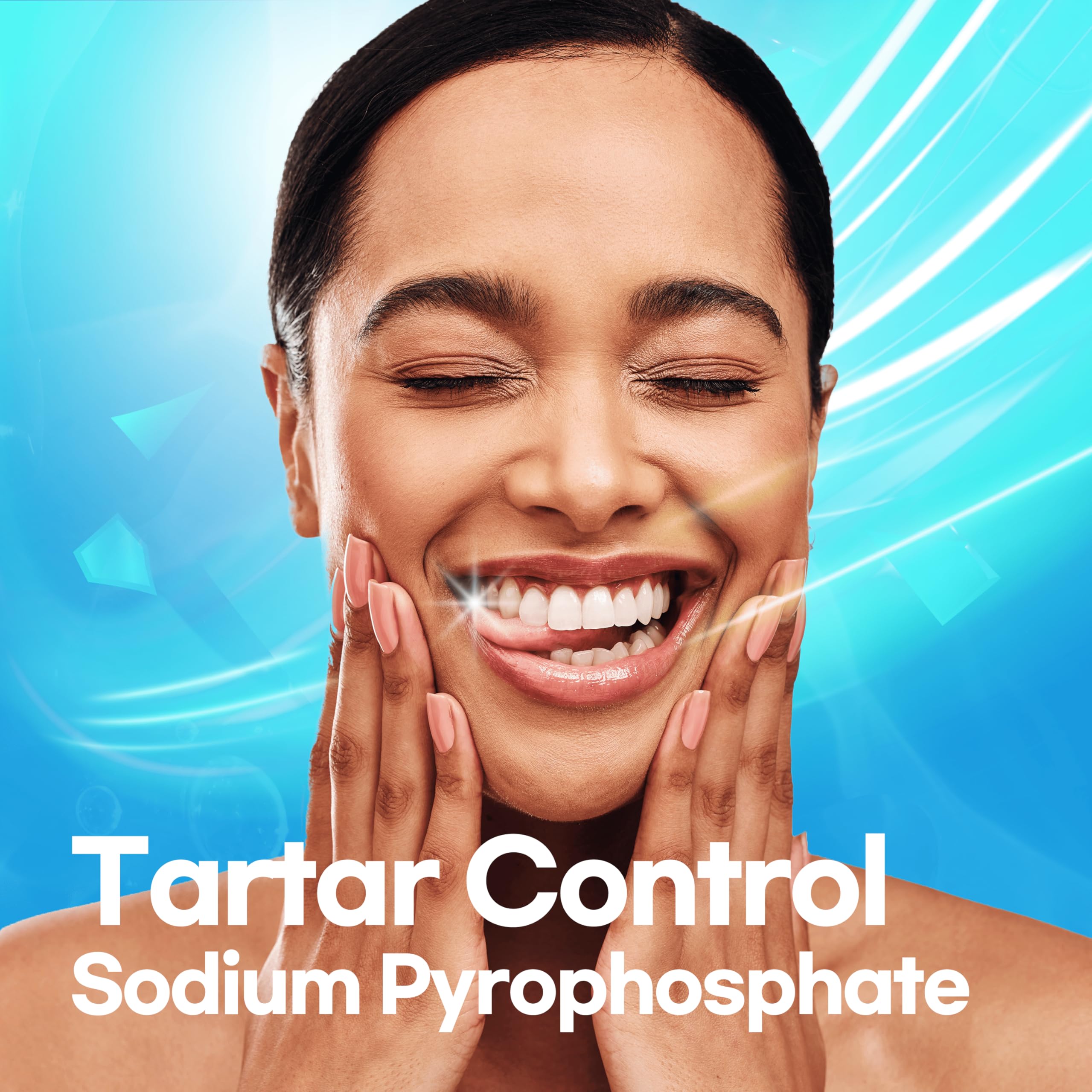 Illustration of plaque removal with silica and tetrasodium pyrophosphate