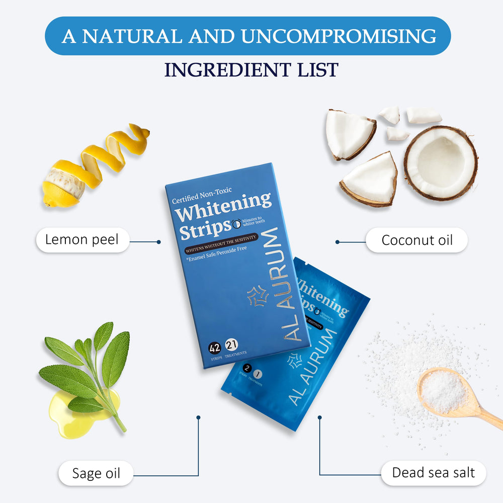 Dentist-formulated whitening strips for at-home use