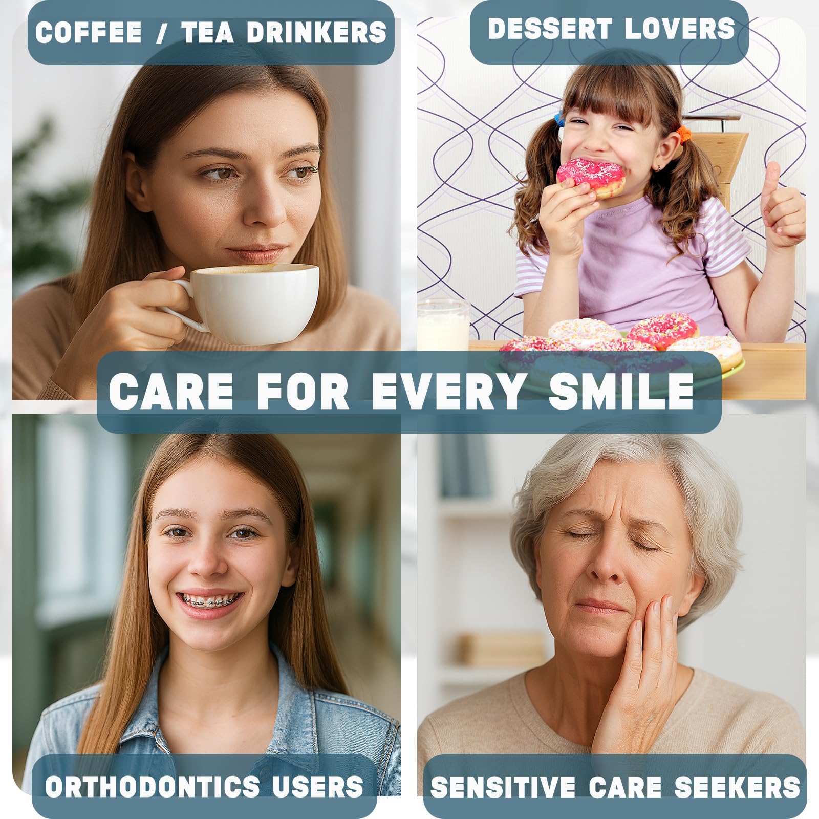 Graphic illustrating enamel repair with Dentite