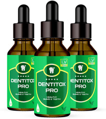 Dentitox Pro Drops bottle and packaging