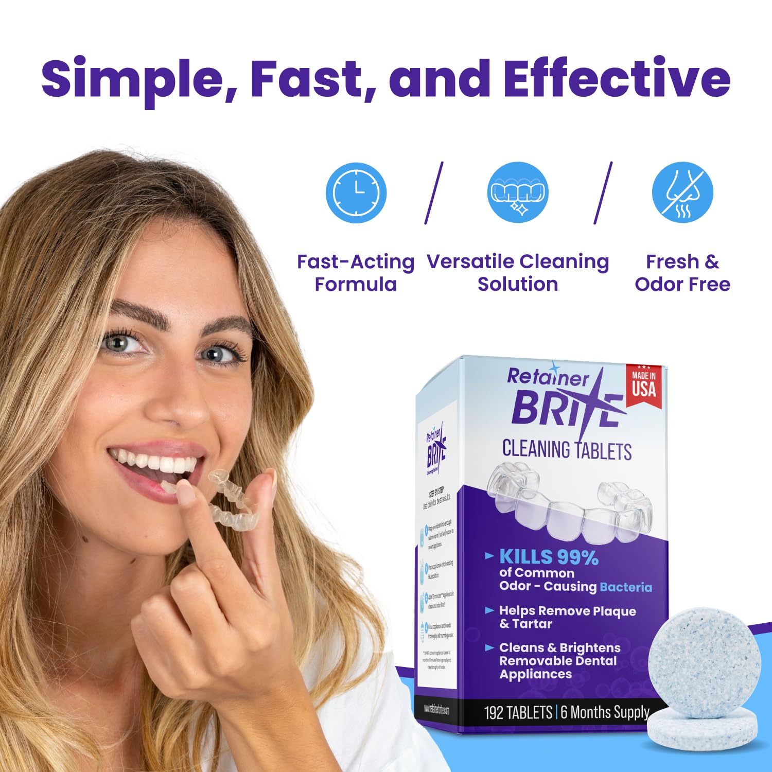 Dentsply Retainer Brite manufacturing partner