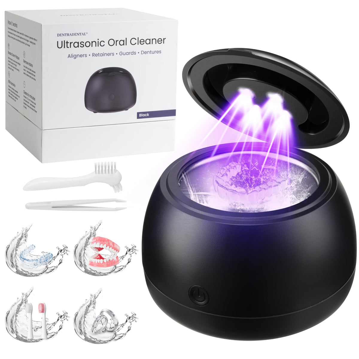 DENTRA 45KHz Ultrasonic Cleaner front view
