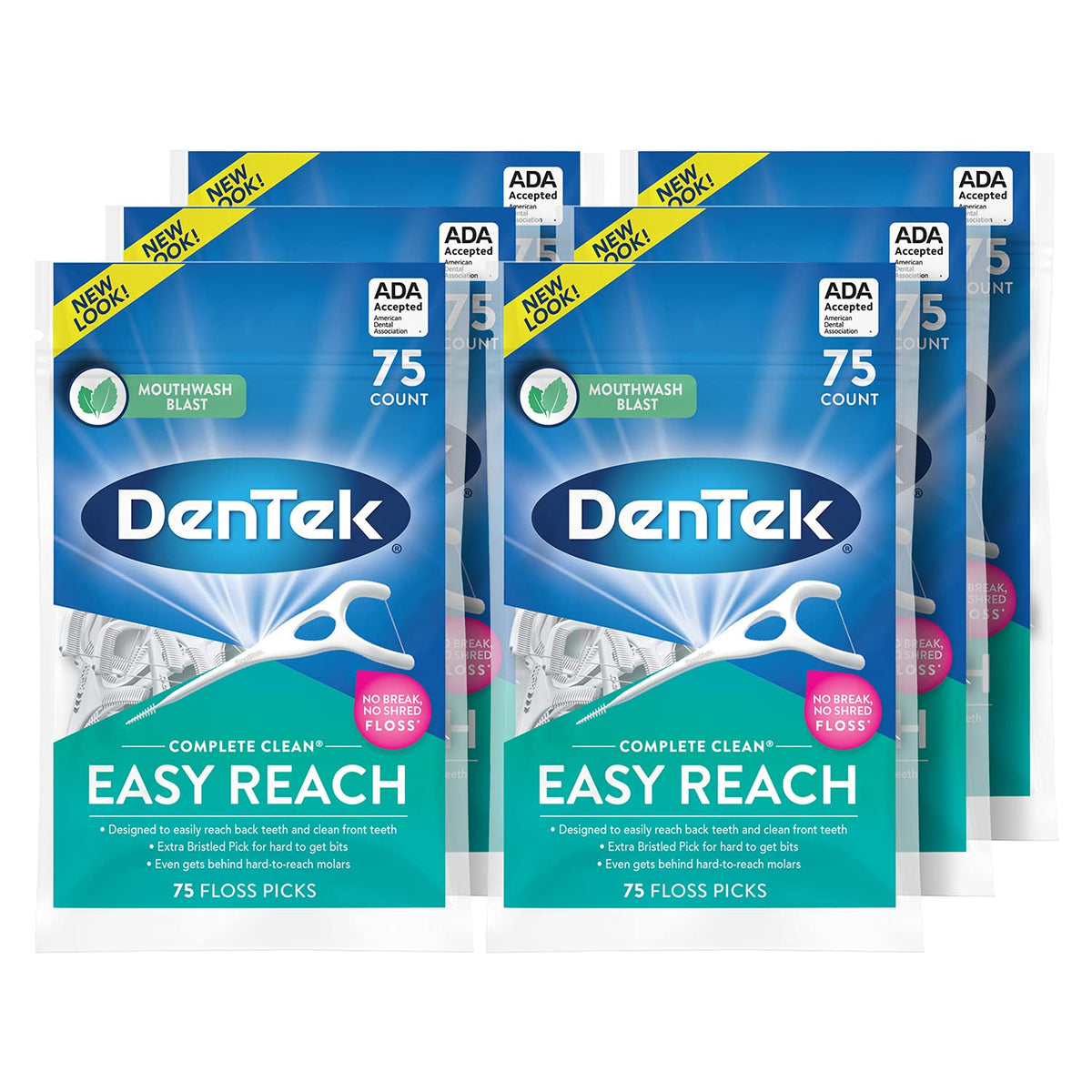 DenTek Comfort Clean floss picks package front