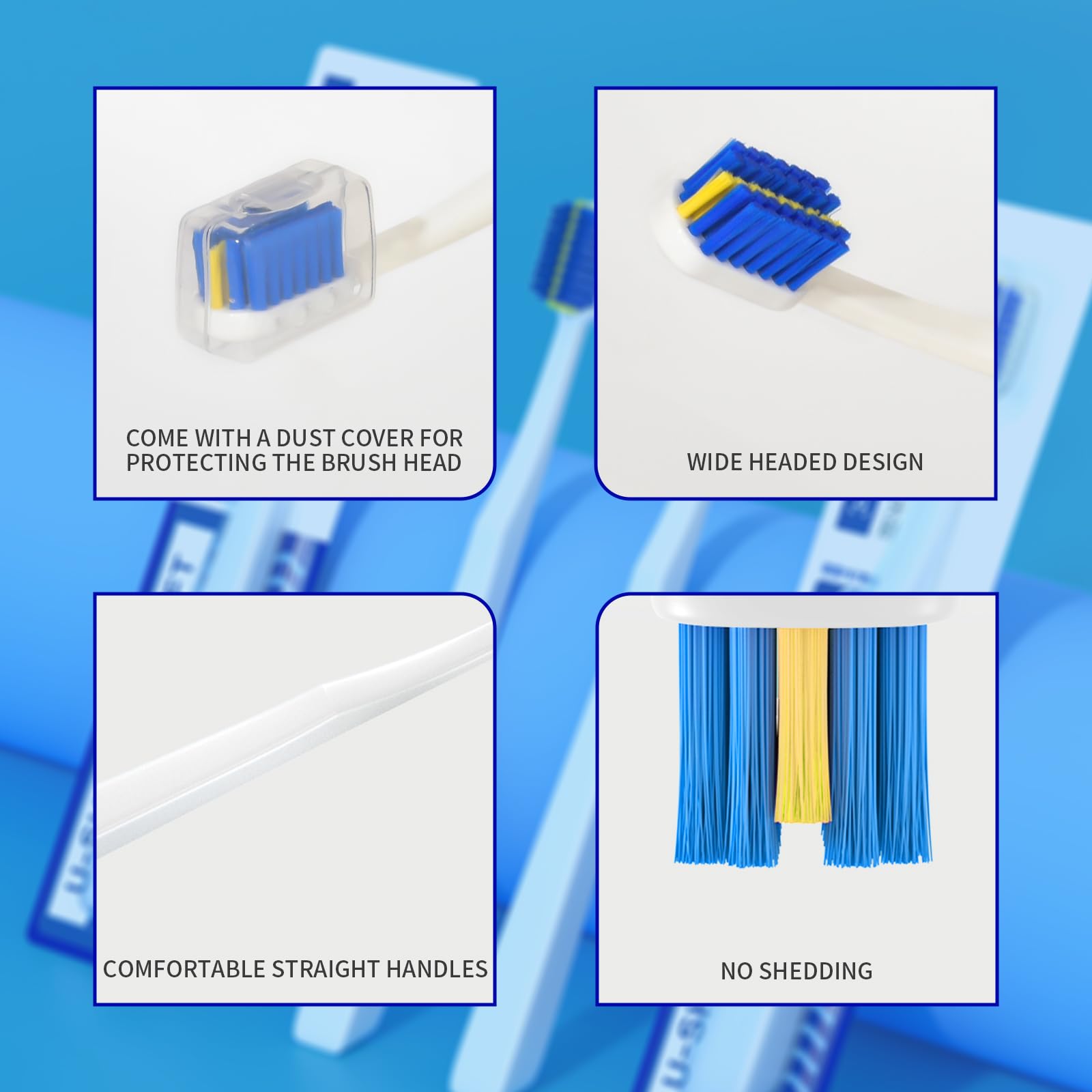 Braces cleaning around brackets with DENTSHIELD toothbrush