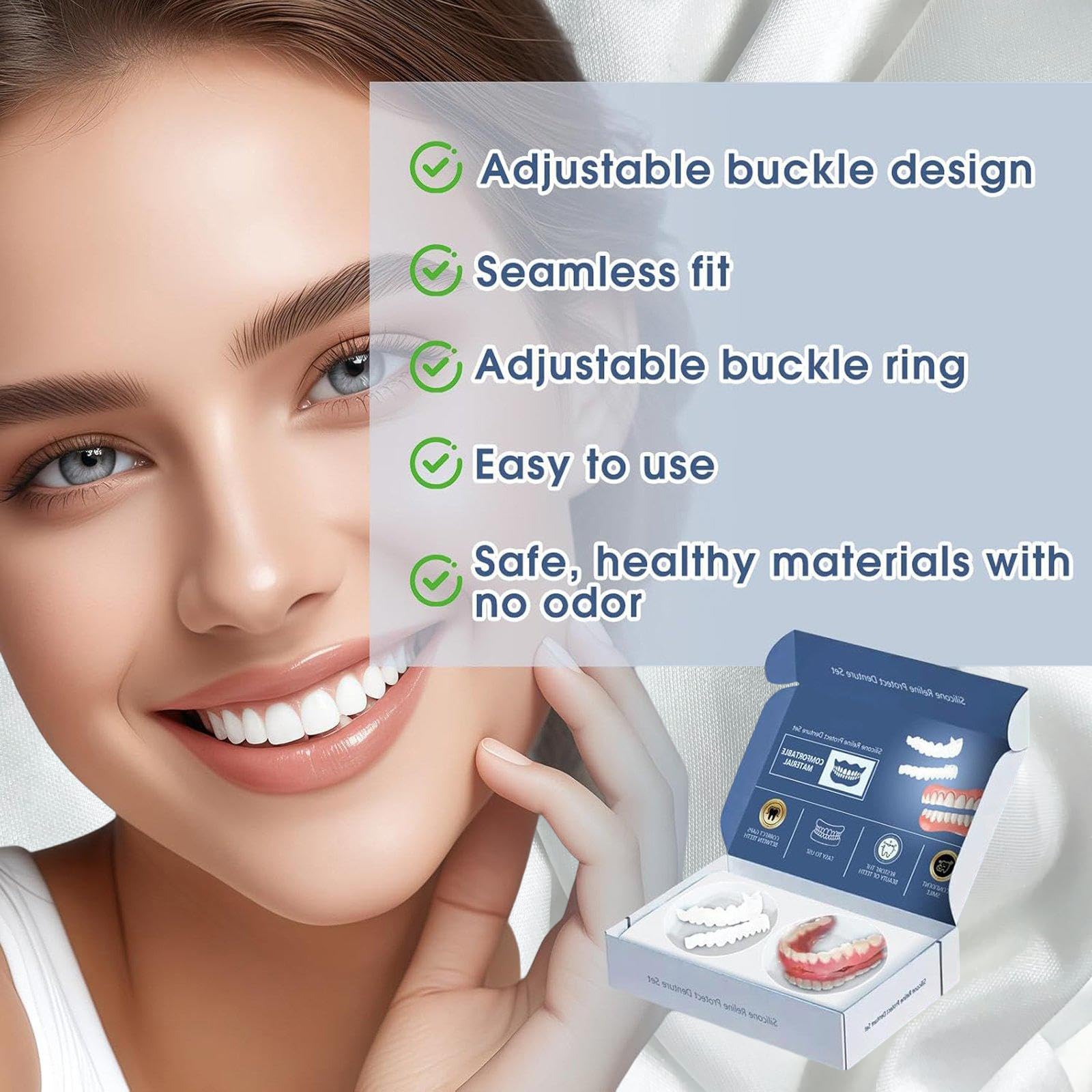 50g dental adhesive for secure denture fit