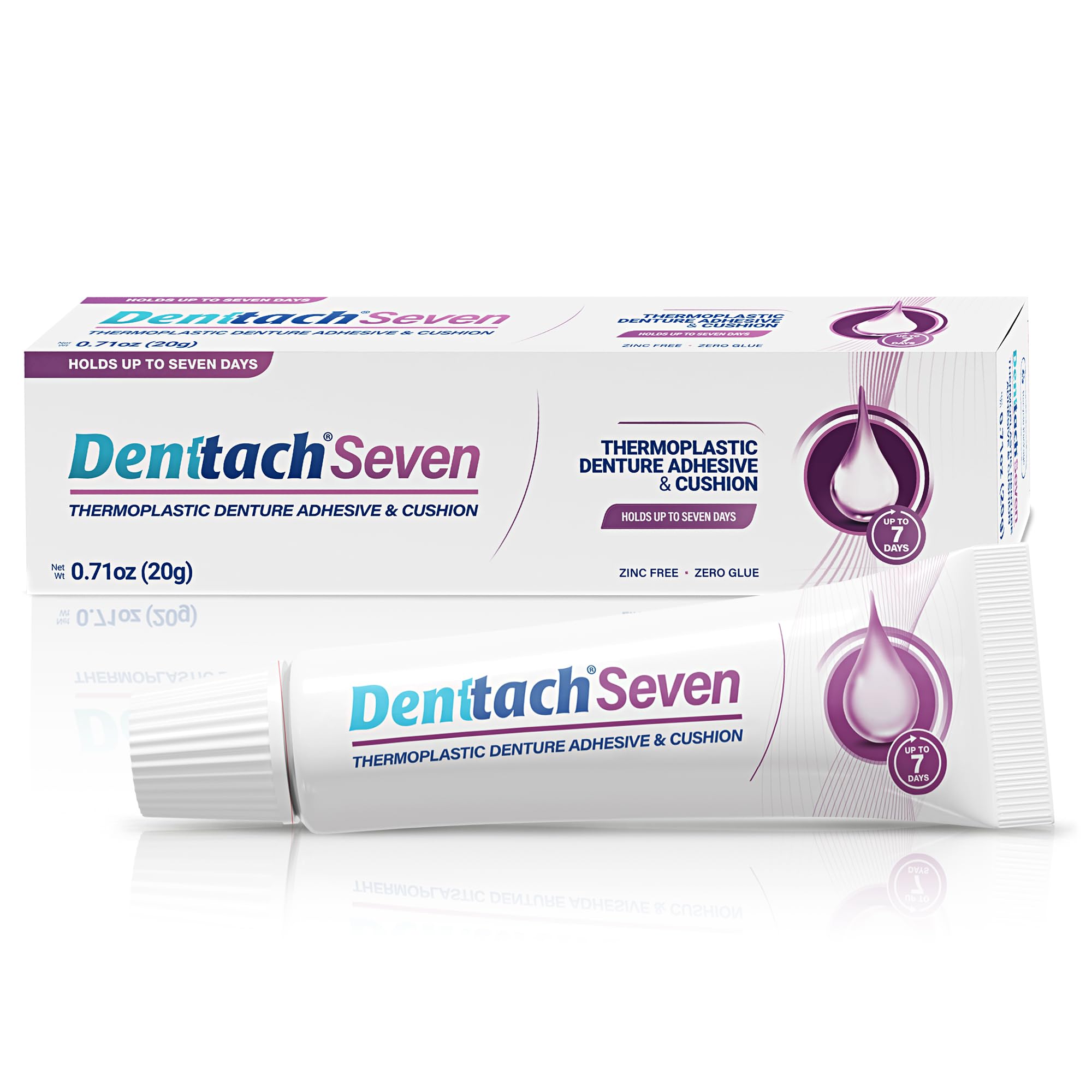 Denttach Seven packaging and label