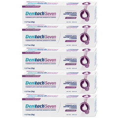Denture adhesive tube with packaging showing thermoplastic cushion reliner