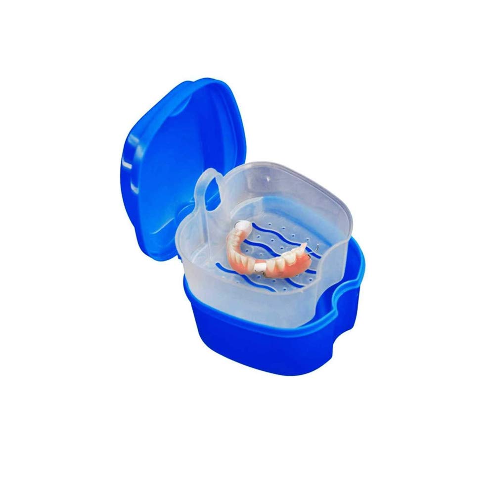 Dimensions of denture bath case 3.78 x 3.78 x 2.68 inches