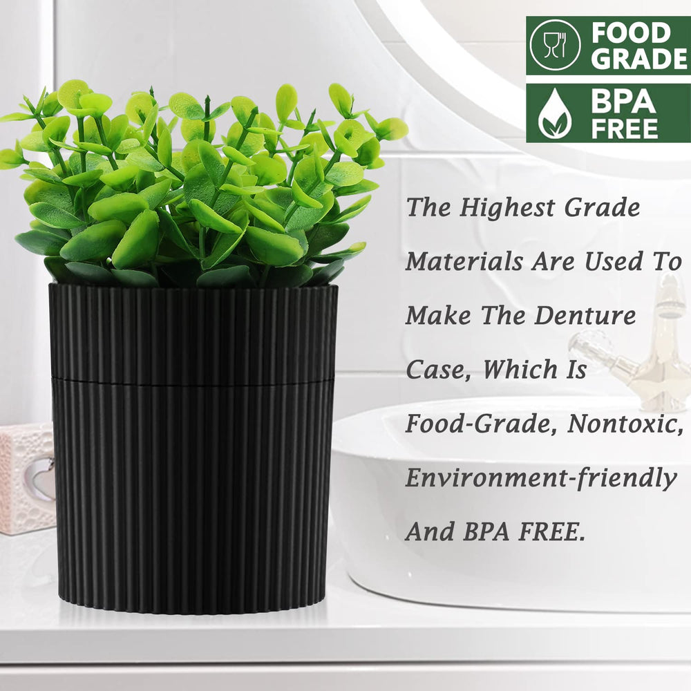 Product dimensions shown: 3.4 x 3.4 x 6.5 inches (case) and 3 x 3 x 2.6 inches (strainer)