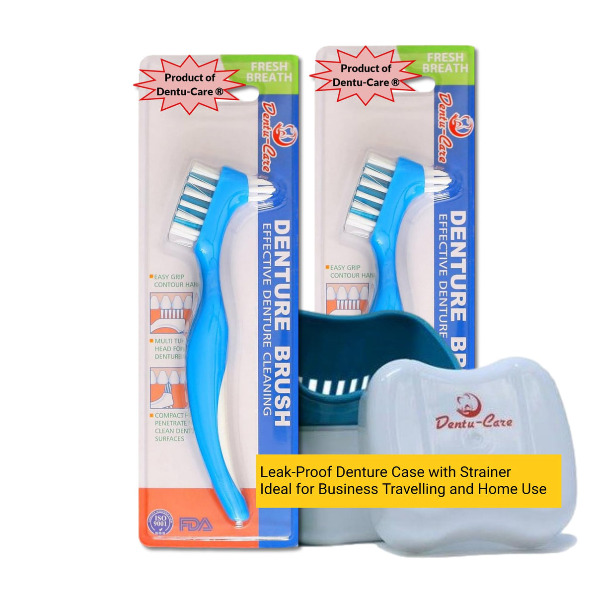 Denture care system packaging