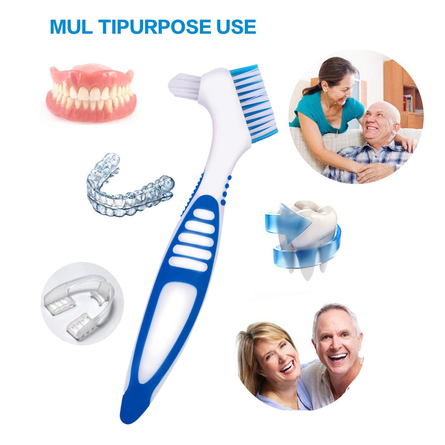 Portable toothbrush next to retainer case