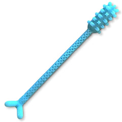 Denture Dart V3 hard plastic denture brush with textured grip