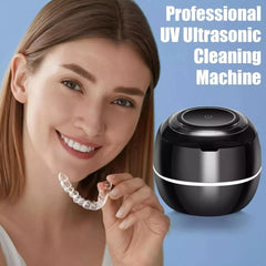 Denture Dome interior showing 360-degree cleaning action