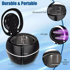 Two cleaning modes: 5-minute quick clean and 10-minute enhanced clean