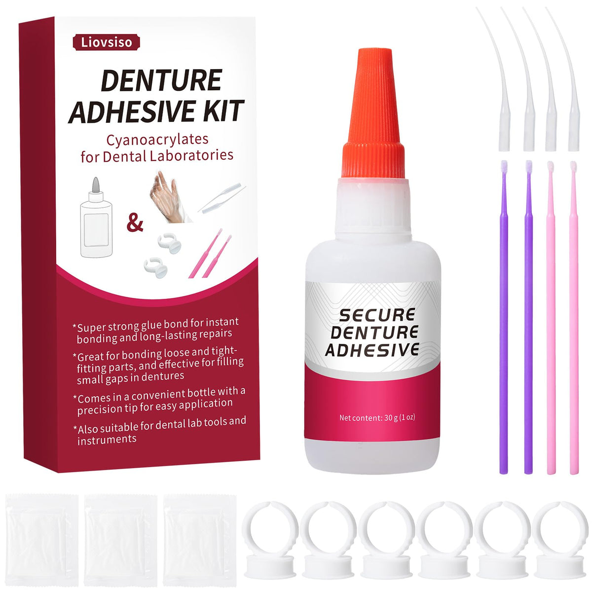 30g denture repair glue bottle