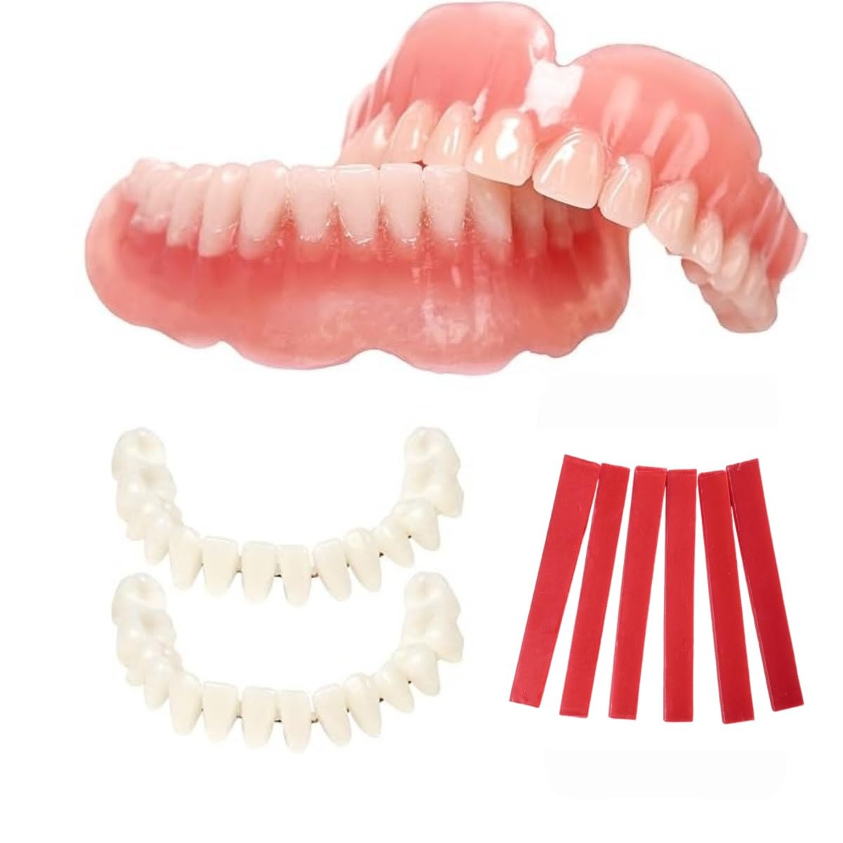 DIY Denture Kit – full set of top and bottom teeth