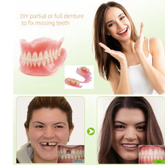 Denture crafting tools and materials for partial or full dentures