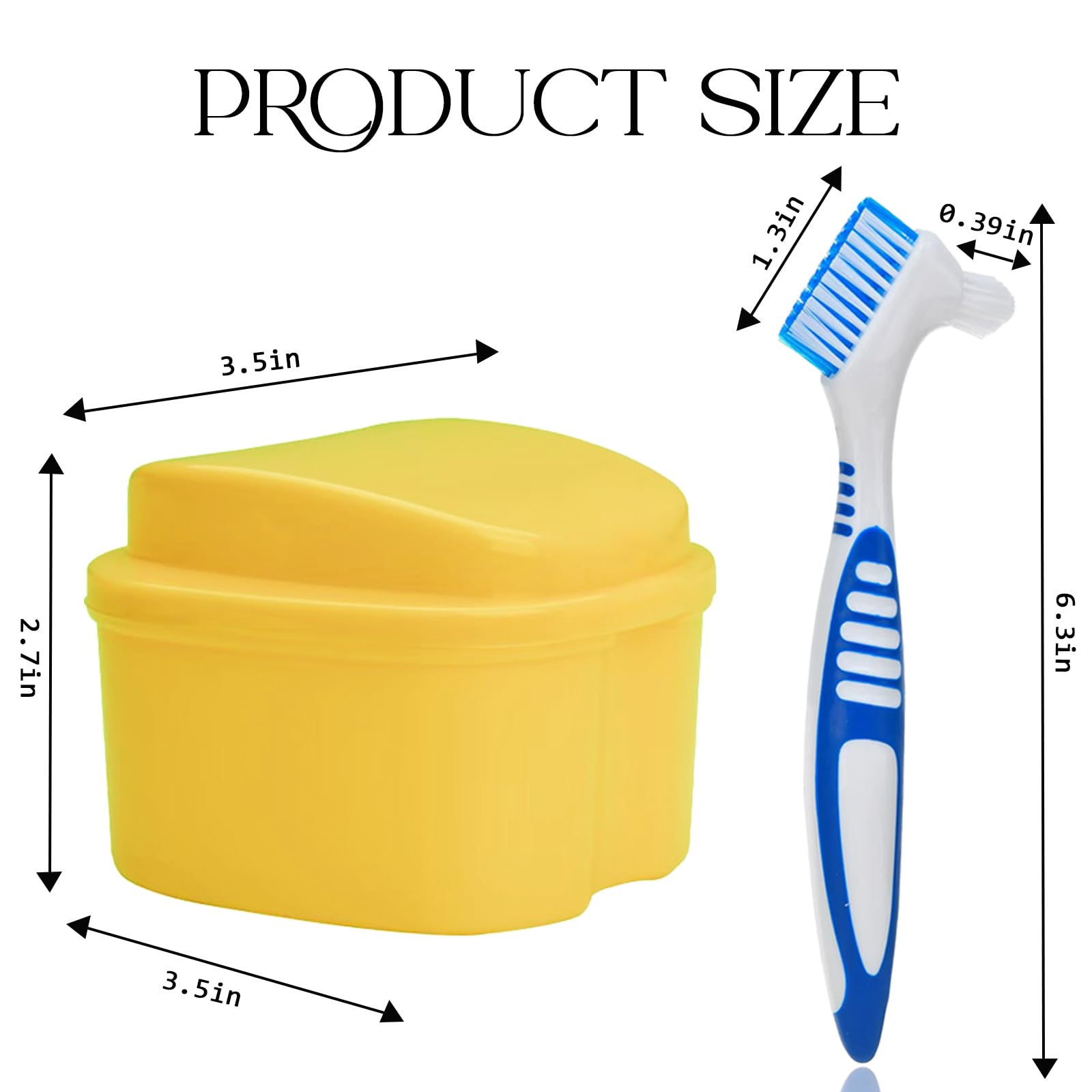 Denture base case with carry box