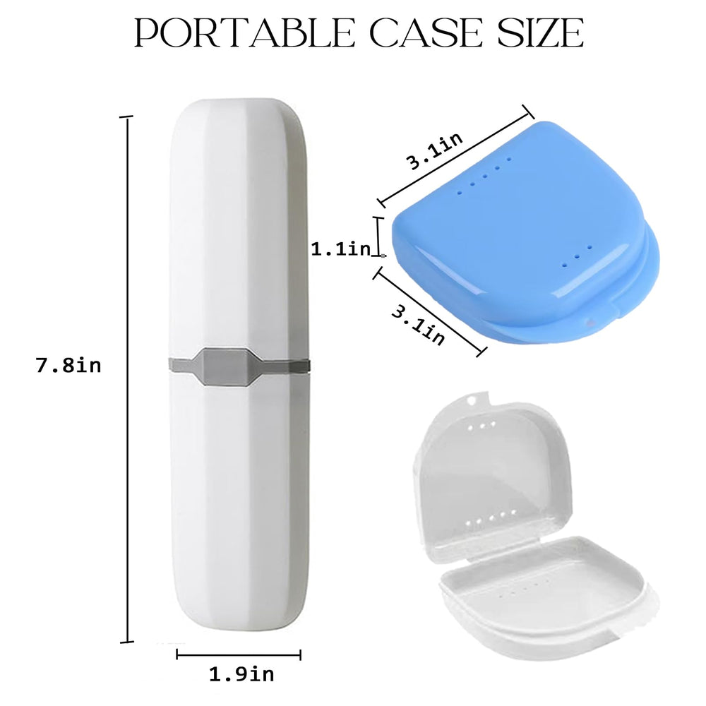 Ergonomic denture brush handle