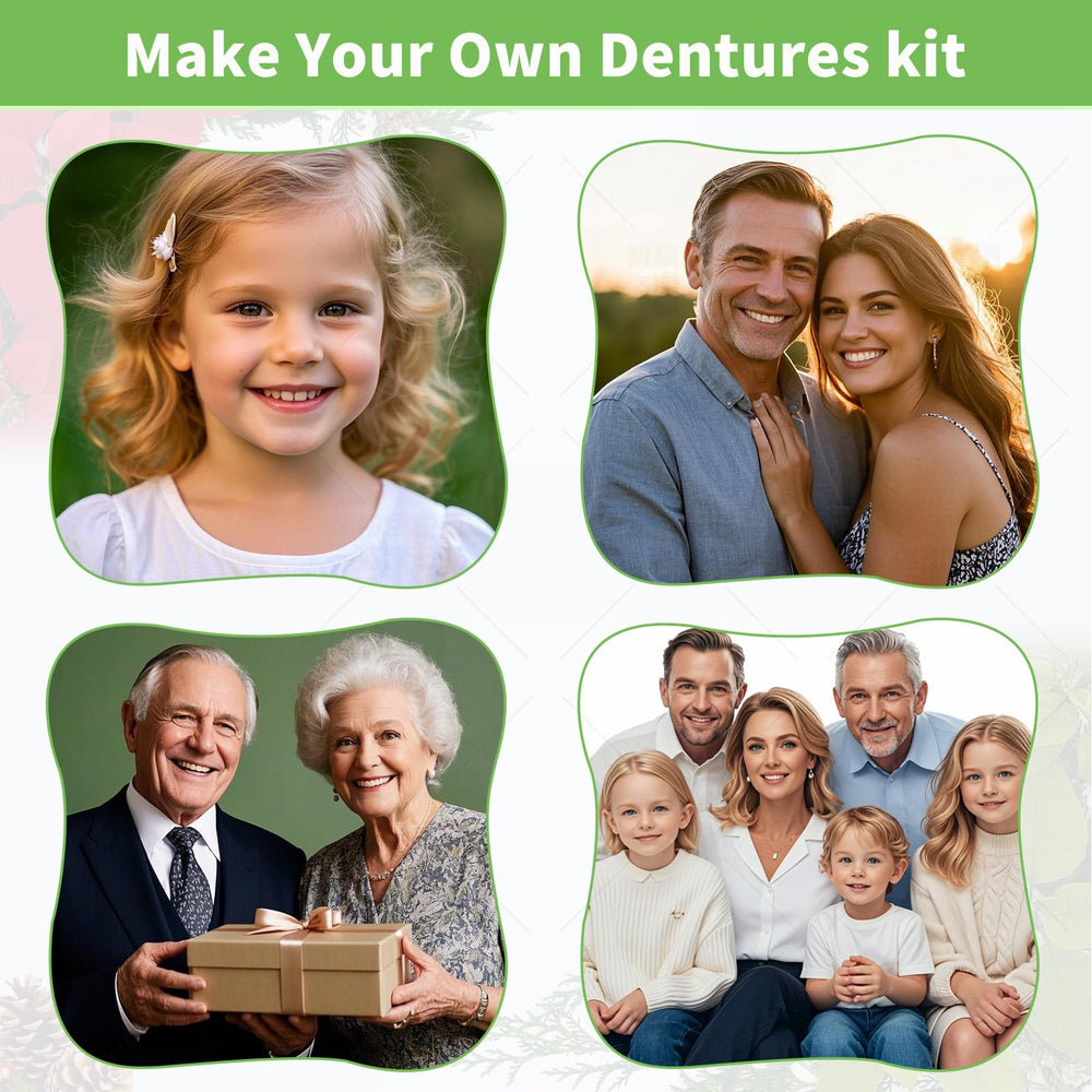 Lifelike denture model created with the kit