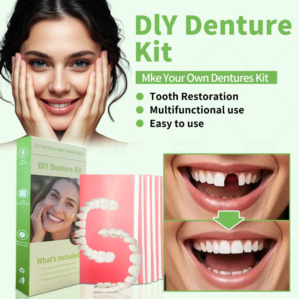 Person wearing comfortable dentures for daily use