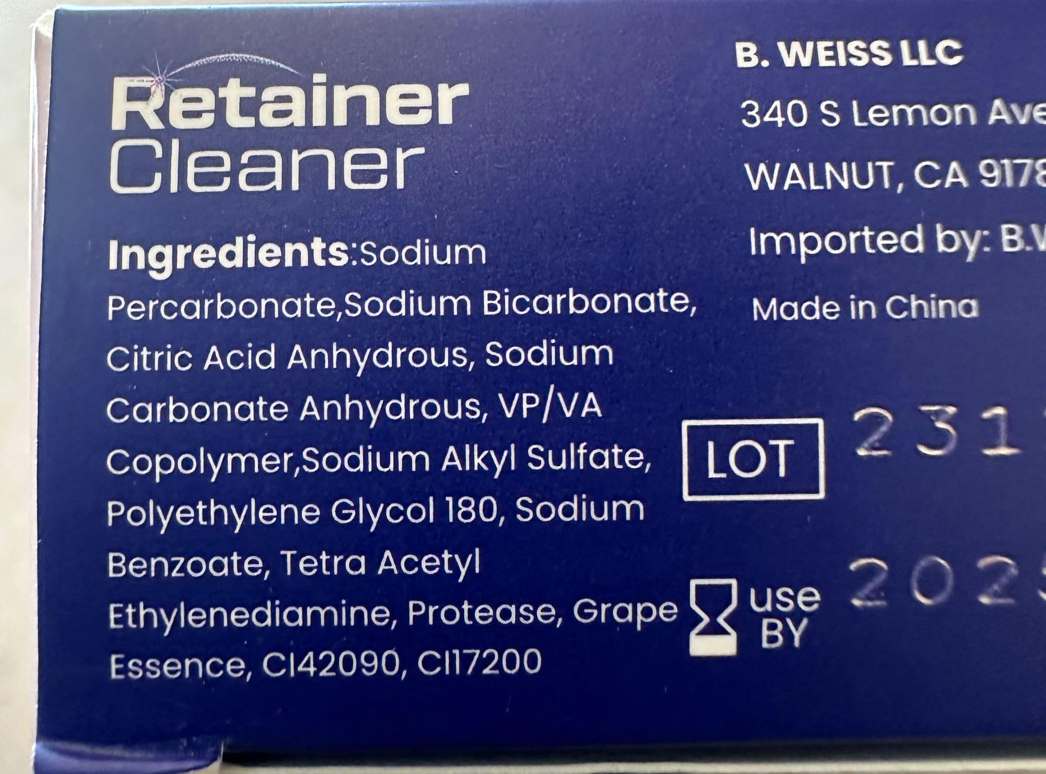 Safe for all dental appliances like retainers and dentures