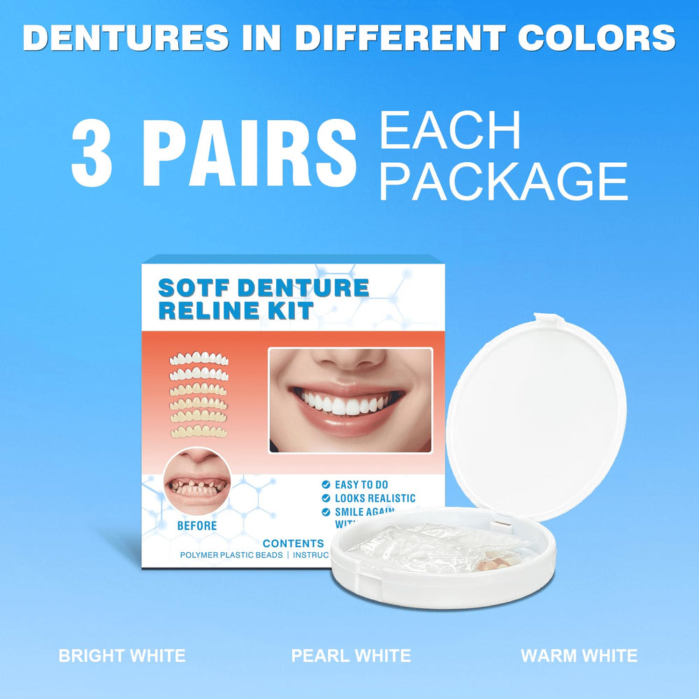 Complete denture repair kit 5-piece set