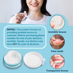 Travel retainer case with included brush