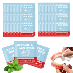 200-count denture cleaner wipes package