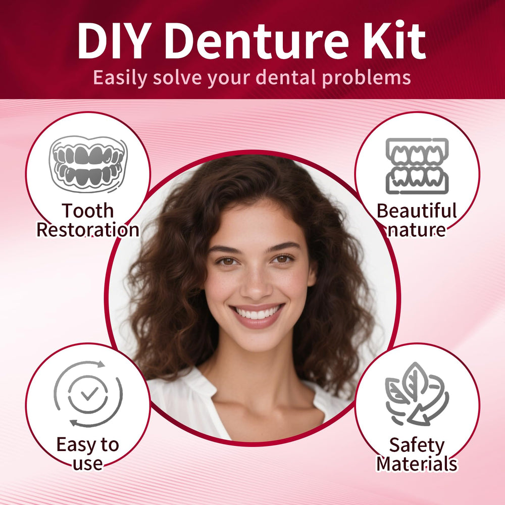 Close-up of natural-looking denture teeth shade and alignment