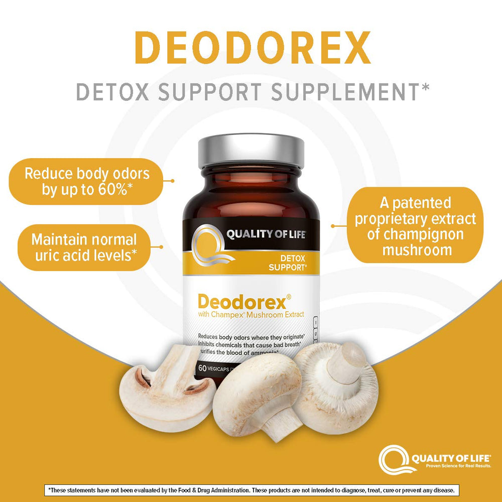 Champignon mushroom extract symbol used in Deodorex