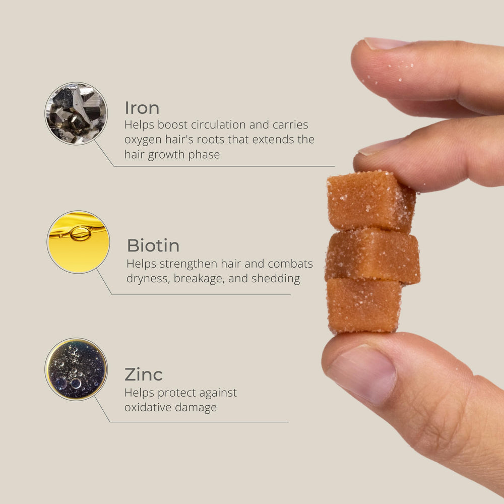 Dermatologist-formulated Revita Hair Vitamin Gummies