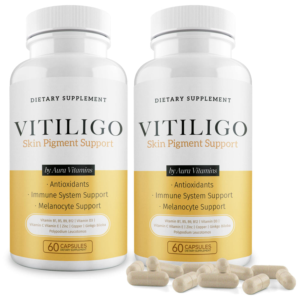Dermawonder Vitiligo Capsules bottle - front label