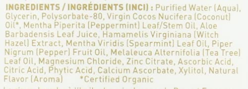 Family-friendly Desert Essence mouthwash suitable for adults and kids 6+