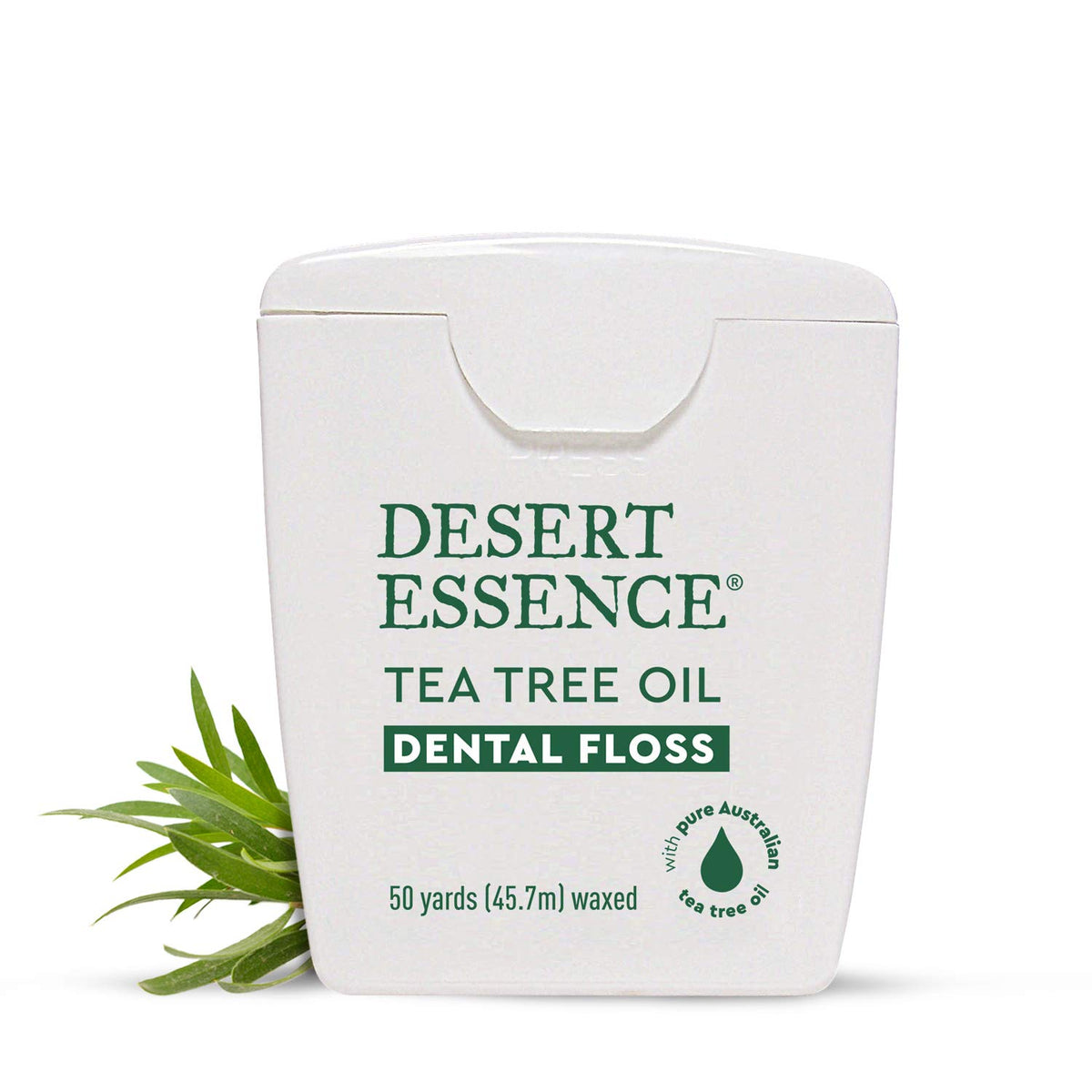 Desert Essence Tea Tree Dental Floss 50 yd six-pack box