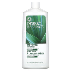 Desert Essence Tea Tree Mouthwash Spearmint 16 oz bottle