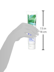 Toothpaste with natural ingredients including baking soda and sea salt