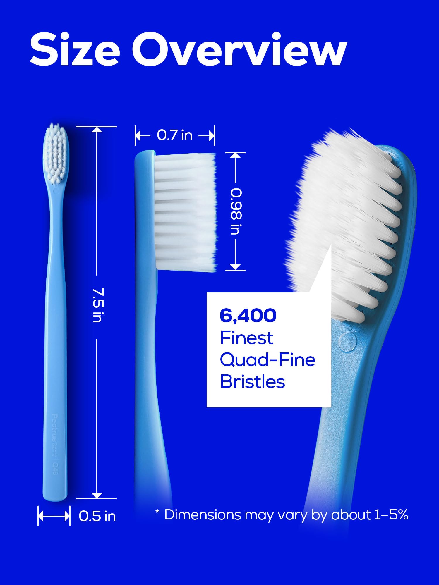 Pectrus toothbrush designed and made in South Korea