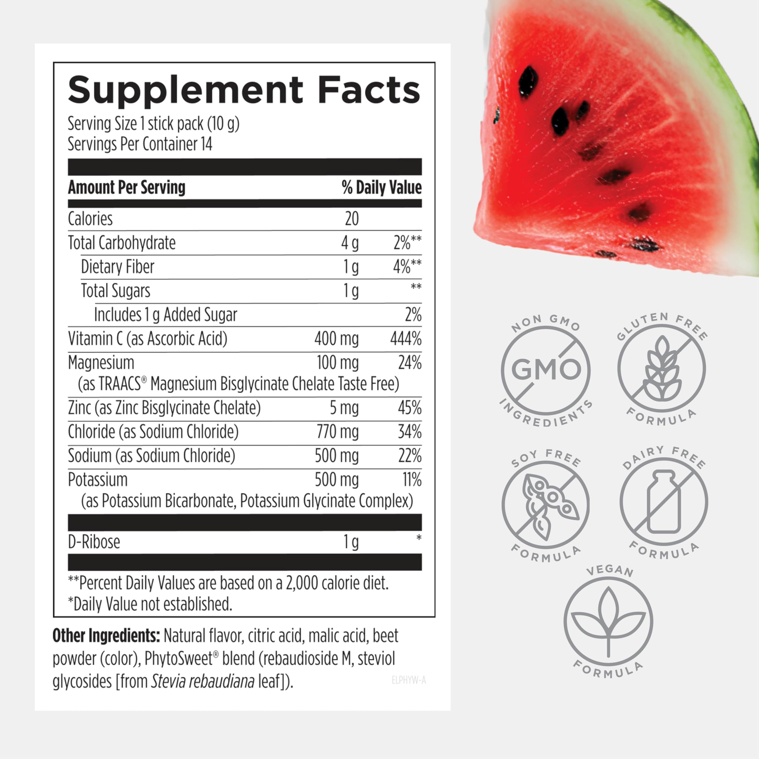 Designs for Health ElectroPure boxes and packets stack, easy-to-store electrolyte solution.