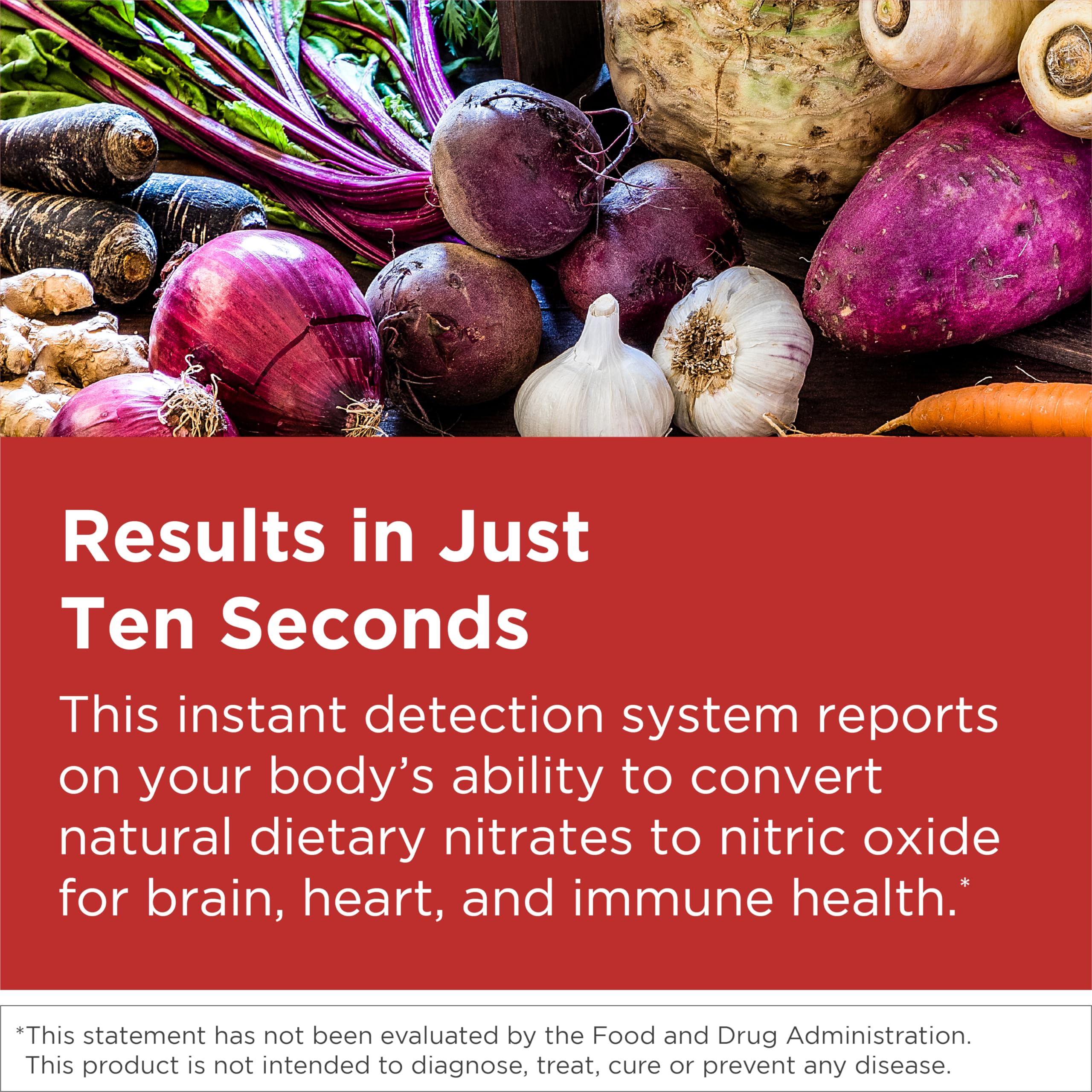 Designs for Health nitric oxide test strips saliva collection demonstrates simple at-home sampling.