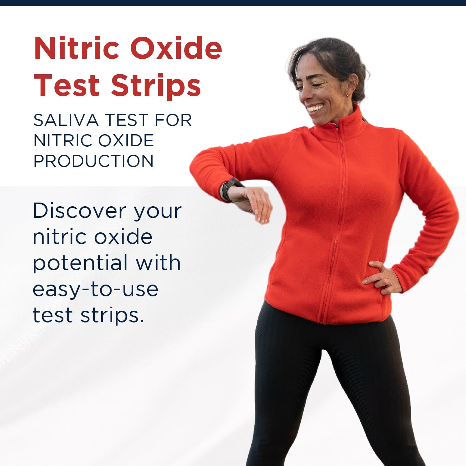 Designs for Health nitric oxide test strips tube shown for portable, on-the-go testing.