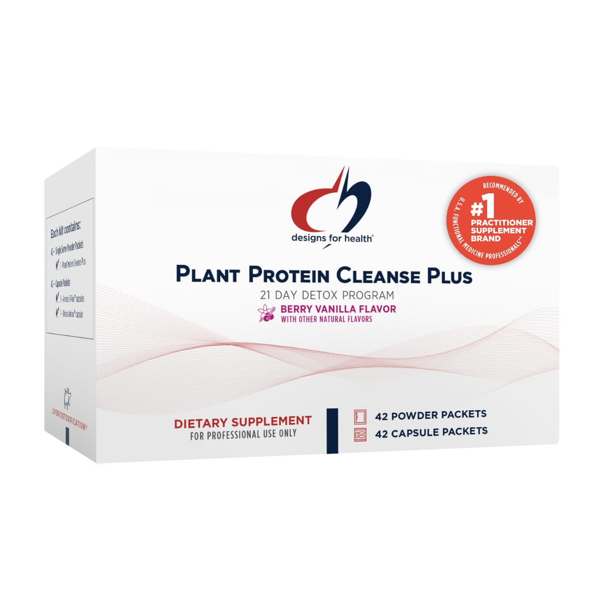 Designs for Health plant-protein-cleanse-plus-tub – protein-rich powder for vegetarian detox routines.