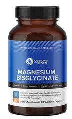 Bottle of Designs for Sport Magnesium Bisglycinate 120 capsules