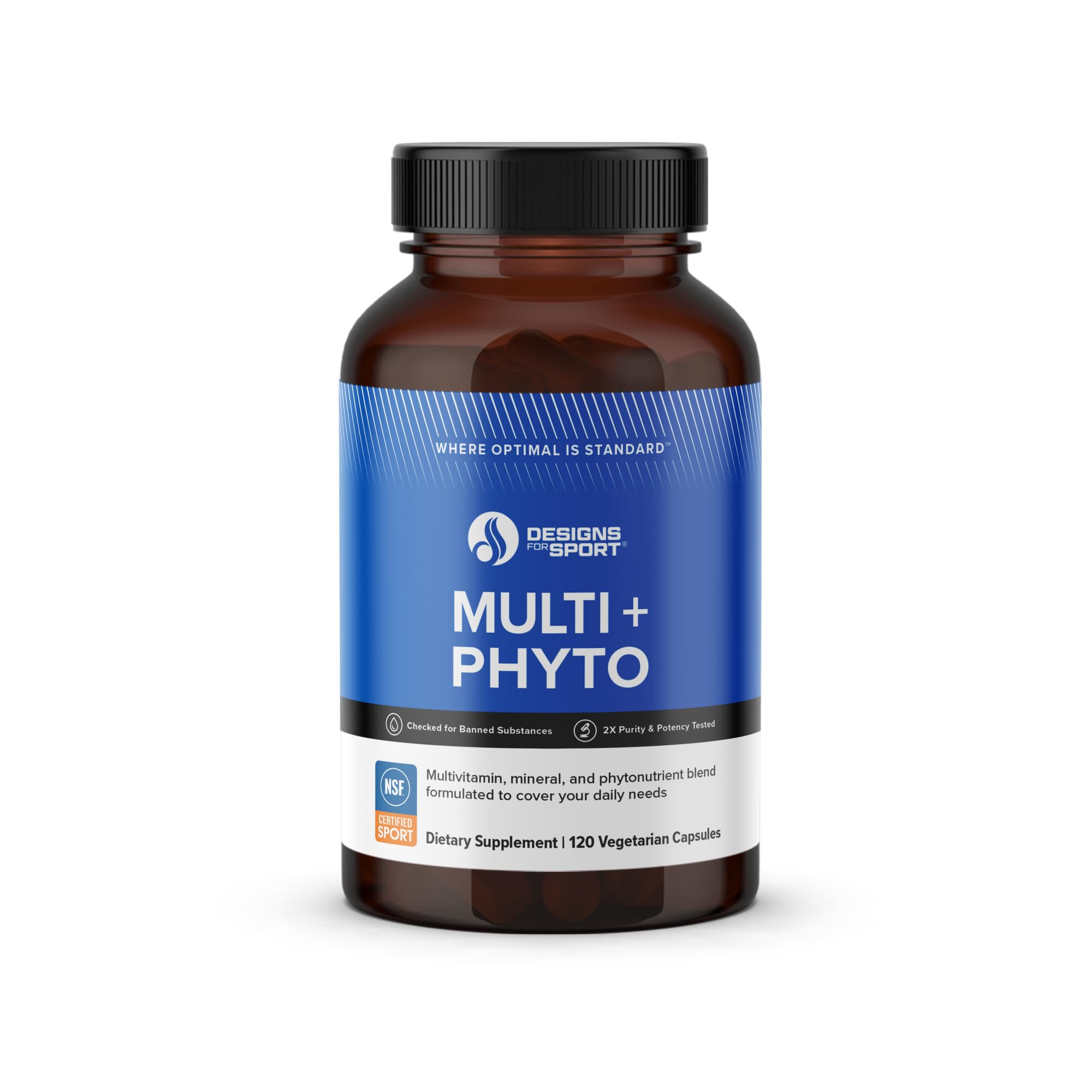 Bottle of Designs for Sport Multi Plus Phyto multivitamin