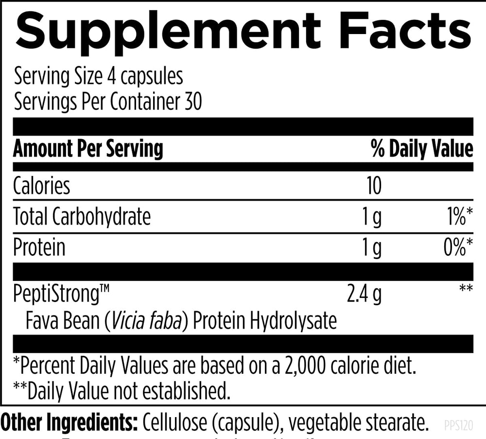 Close-up of plant-based peptides derived from fava bean