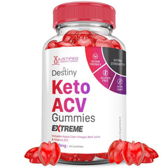 Justified Laboratories Destiny Keto ACV Gummies bottle