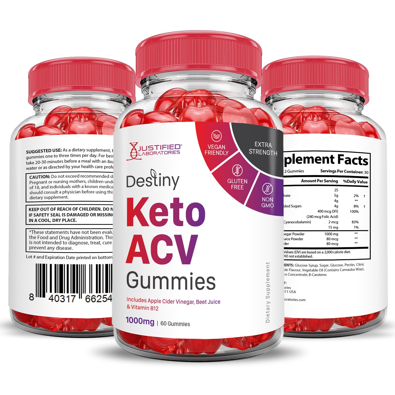 GMP certified facility seal for Destiny Keto ACV Gummies